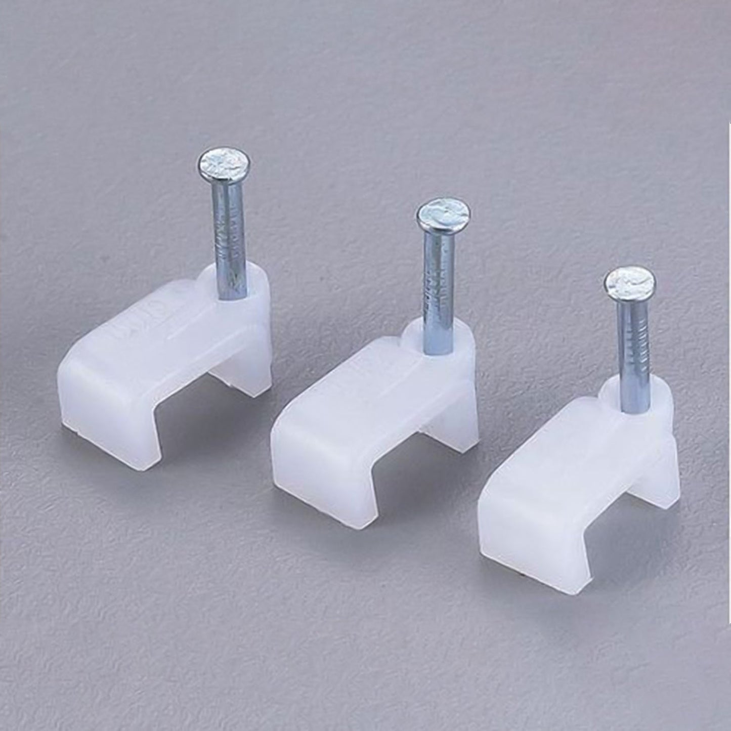 Nail Cable Clips for Wire Management (10mm & 50 Pc) Your Brand