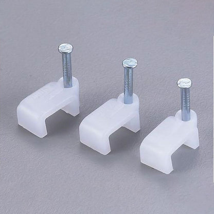 Nail Cable Clips for Wire Management (10mm & 50 Pc) Your Brand