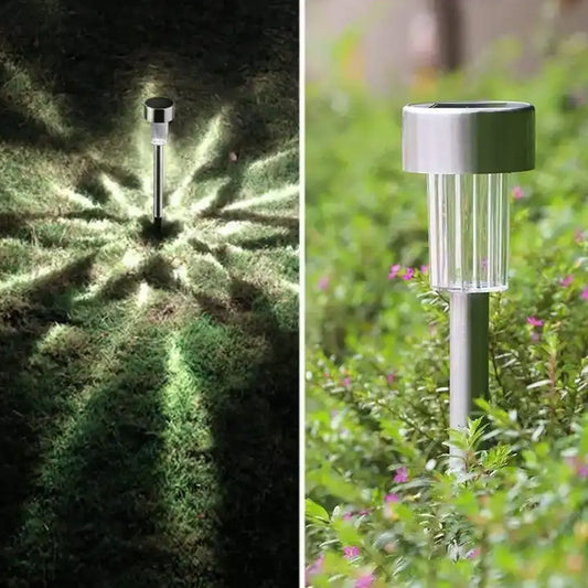 Solar LED Spike Lights for Garden & Pathway Decor (2 Pc Set) Your Brand