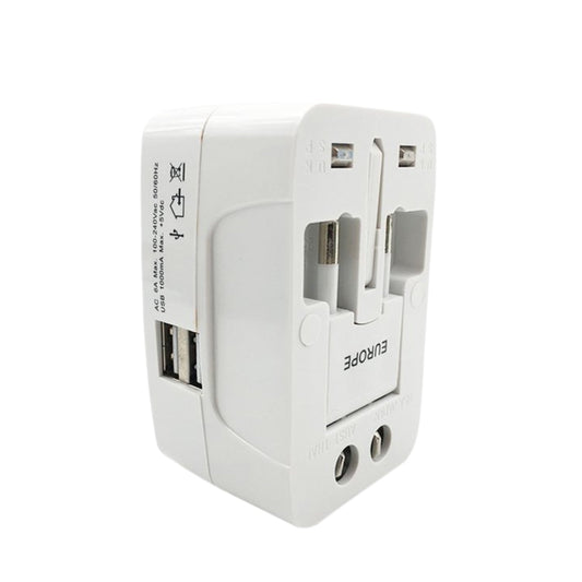 All-in-One Universal Worldwide Travelling AC Adaptor Plug (AU / UK / US / EU) International Power Charger Electric USB Power Plug Socket Adapter Converter (1 Pc) Your Brand