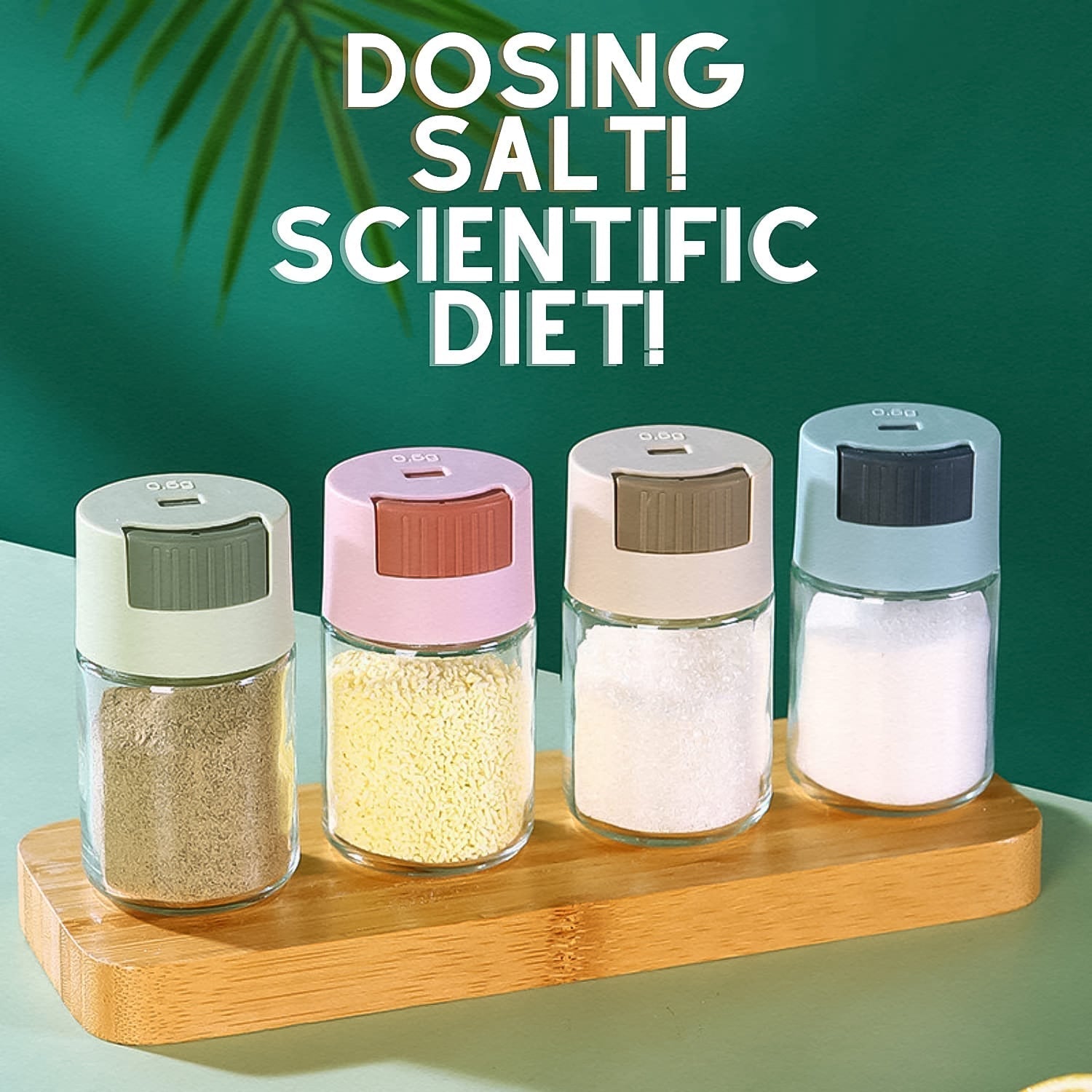 Adjustable Spice Dispenser Glass Jar(1 Pc) Your Brand