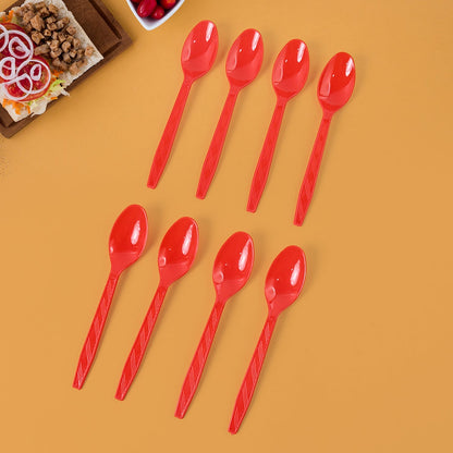 Reusable Home Dining Plastic Spoons (8 Pc) Your Brand