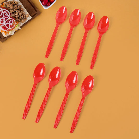 Reusable Home Dining Plastic Spoons (8 Pc) Your Brand