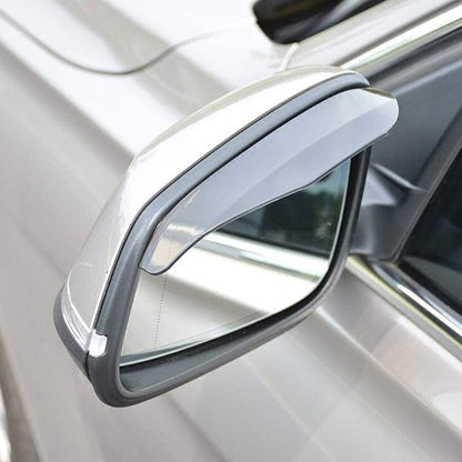 1 Pair Mirror Rain Protector Car Rearview Mirror Rain Blades Car Back Mirror Eyebrow Rain Cover Car Rearview Mirror Eyebrow Covers Flexible Protection Rainproof Decoration Accessories (2 Pcs set) Your Brand