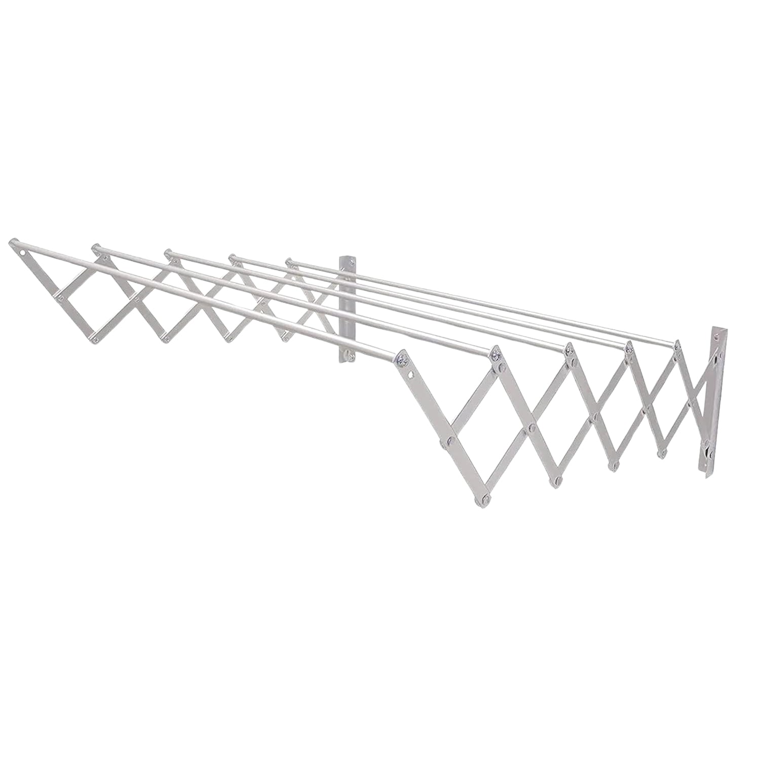 Foldable Extendable Drying Rack | Suitable for Hanging All Types of Clothes | Ideal for Interior and Exterior, Made of High Resistance Aluminum for Bathroom Indoor Outdoor Your Brand