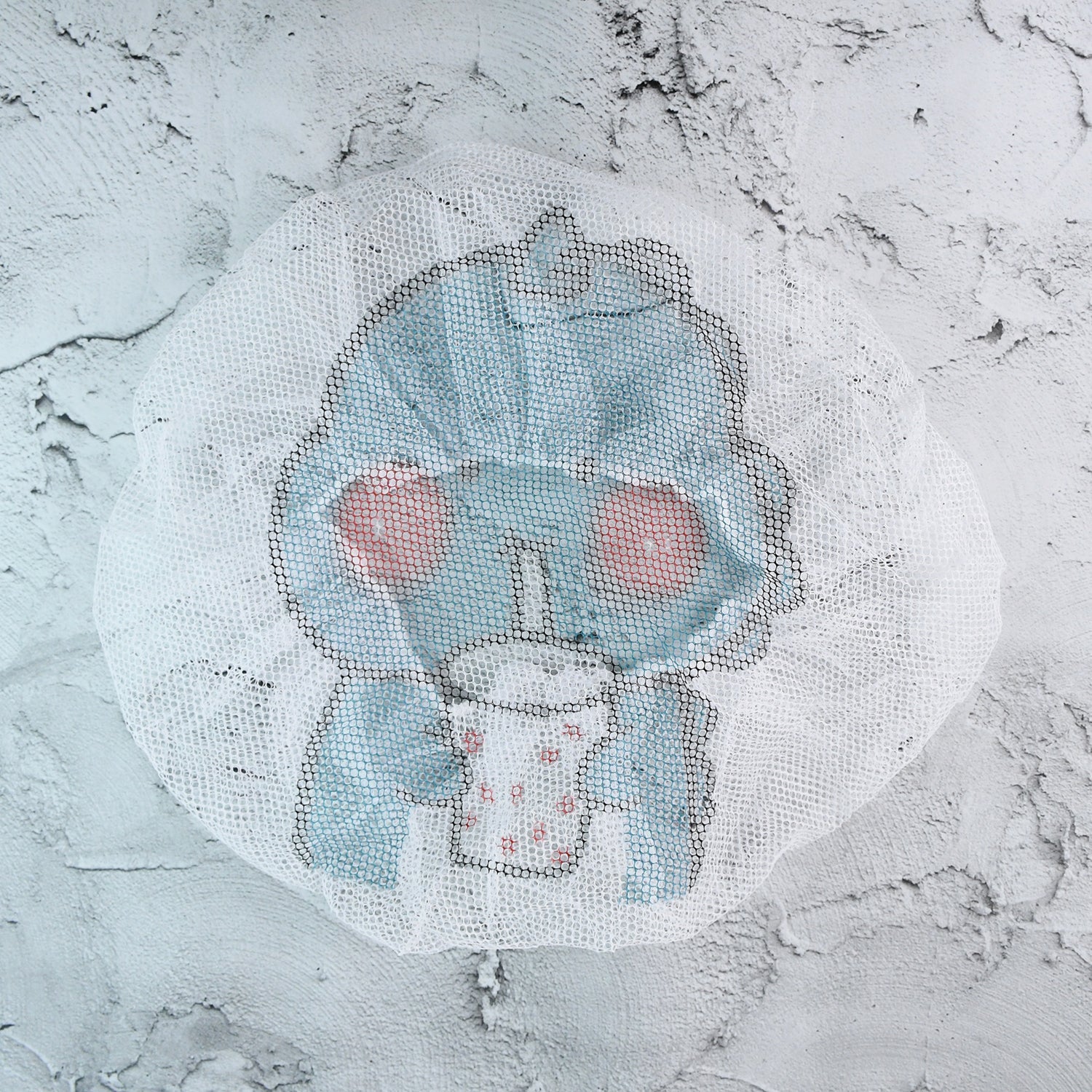 Cute Cartoon Character Fabric Mesh Fan Cover (1 Pc / Mix Design) Your Brand
