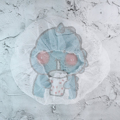 Cute Cartoon Character Fabric Mesh Fan Cover (1 Pc / Mix Design) Your Brand