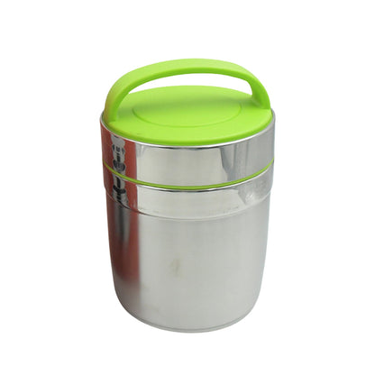 LEAK-PROOF THERMOS FLASK FOR HOT FOOD, WARM SOUP CUP, VACUUM INSULATED LUNCH BOX, FOOD BOX FOR THERMAL CONTAINER FOR FOOD STAINLESS STEEL (1.8 L) Your Brand