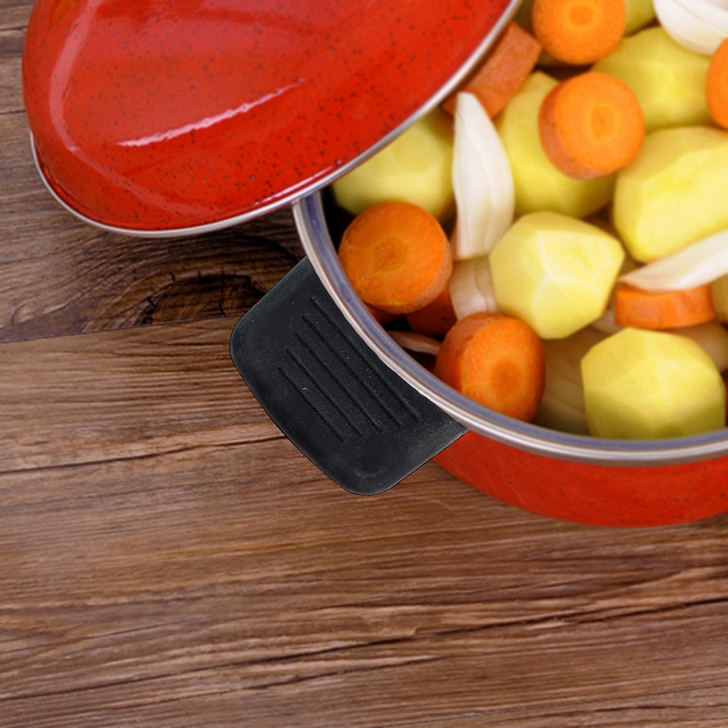 Premium Silicone Heat Resistant Pot Handle Cover for Cookware (1 Pc) Your Brand