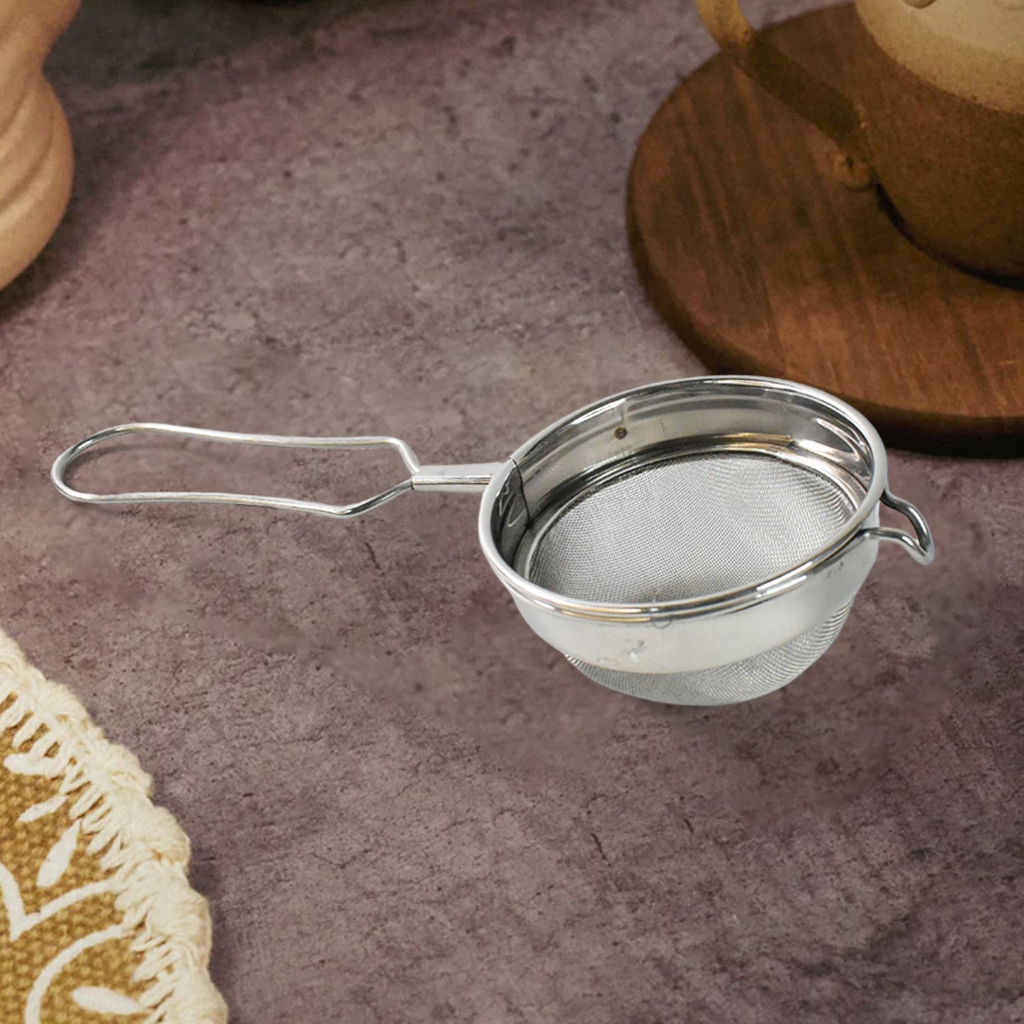Apex Morning Stainless Steel Tea and Coffee Strainer Your Brand