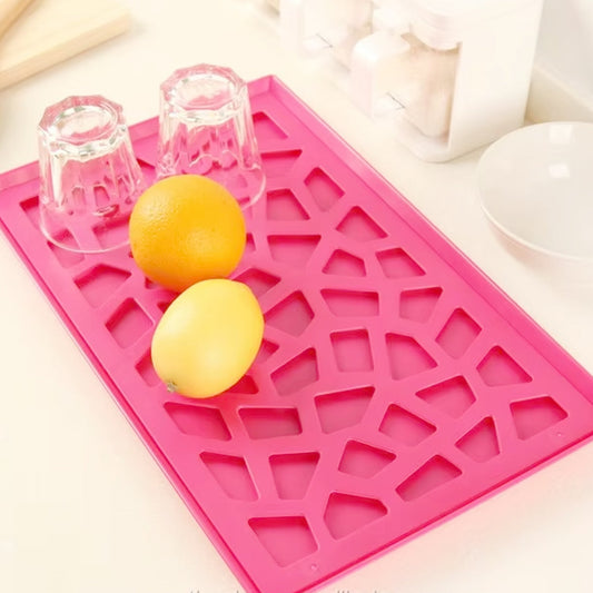 Plastic Kitchen Tray with Modern Hollow Design (40x25 cm) Your Brand
