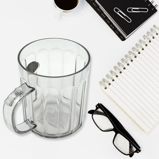 Multi-Purpose Plastic Cup, Toothpaste Holder Bathroom Cup Bathroom Cup With Slot Handle Mug Environmental Friendly Festival for Outdoor for Household  Gift For Anniversary and Birthday, (1 Pc) Your Brand