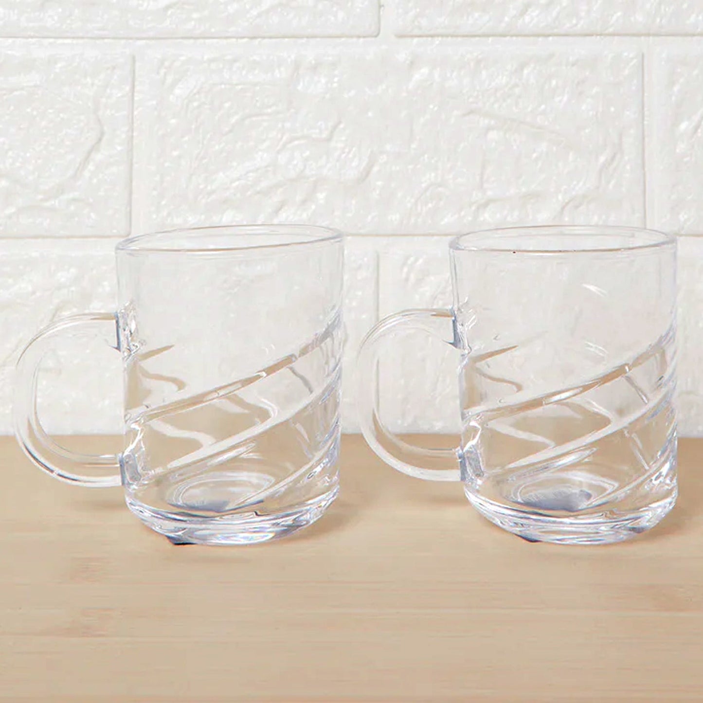 Glass Coffe & Tea Cup / Mug Enjoy Your Drink in Style, Water glass (6 pcs Set / 220 ML) Your Brand