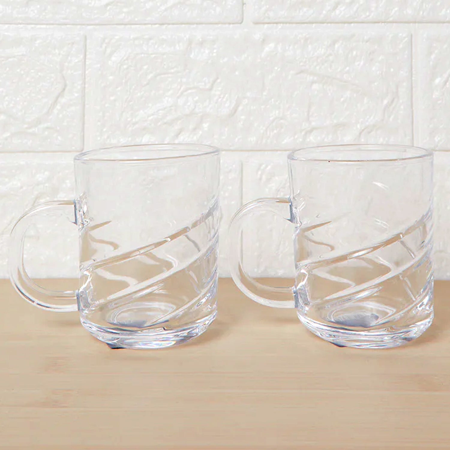 Glass Coffe & Tea Cup / Mug Enjoy Your Drink in Style, Water glass (6 pcs Set / 220 ML) Your Brand