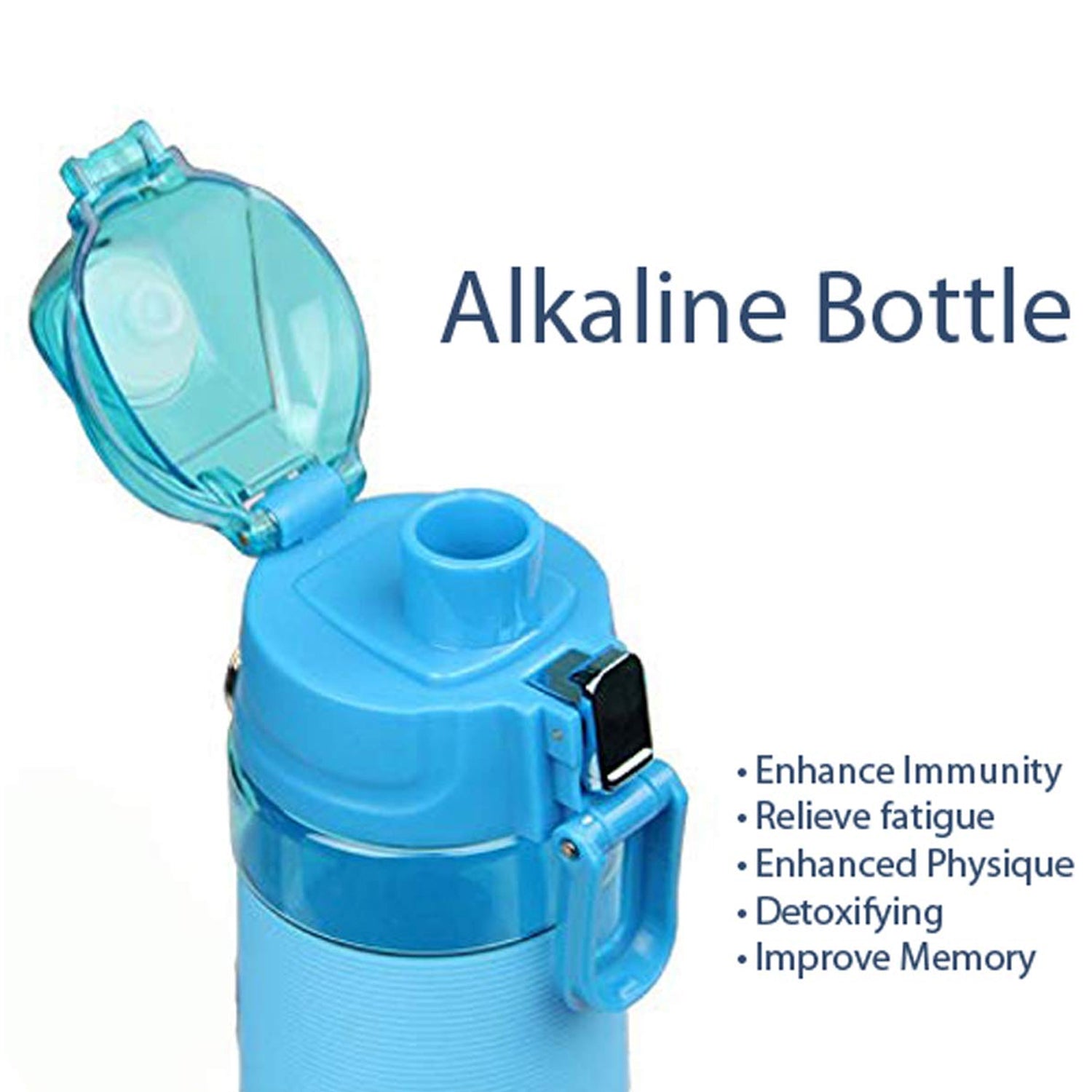 Alkaline Water Bottle, with Food Grade Plastic, Stylish and Portable (Particulates not included) Your Brand