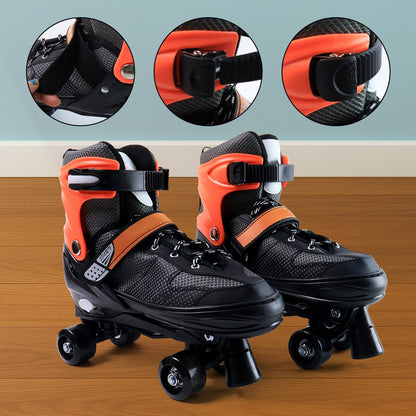 Adjustable Quad Roller Skates for Kids (XL / 1 Pair) Your Brand