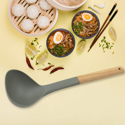 Plastic Kitchen Accessories Skimmer, Spatula Spoon & Soup Spoon Heat Resistant  Non Stick Spoons Kitchen Cookware Items Heat Resistant Plastic Kitchen Utensils for Cooking, BPA FREE Gadgets for Non-Stick Cookware (1 Pc ) Your Brand