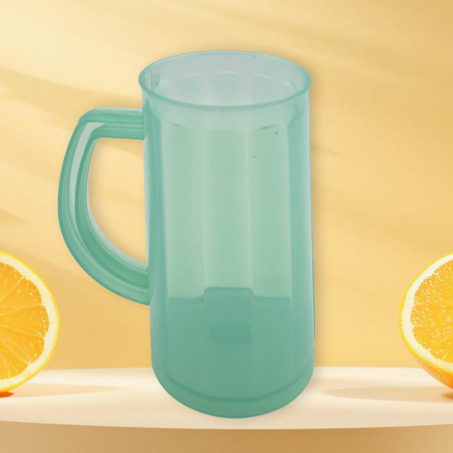 Plastic Coffee Mug With Handle Used for Drinking and Taking Coffees and Some Other Beverages in All Kinds of Places for Kitchen, Office, Home Safe(1 pc) Your Brand