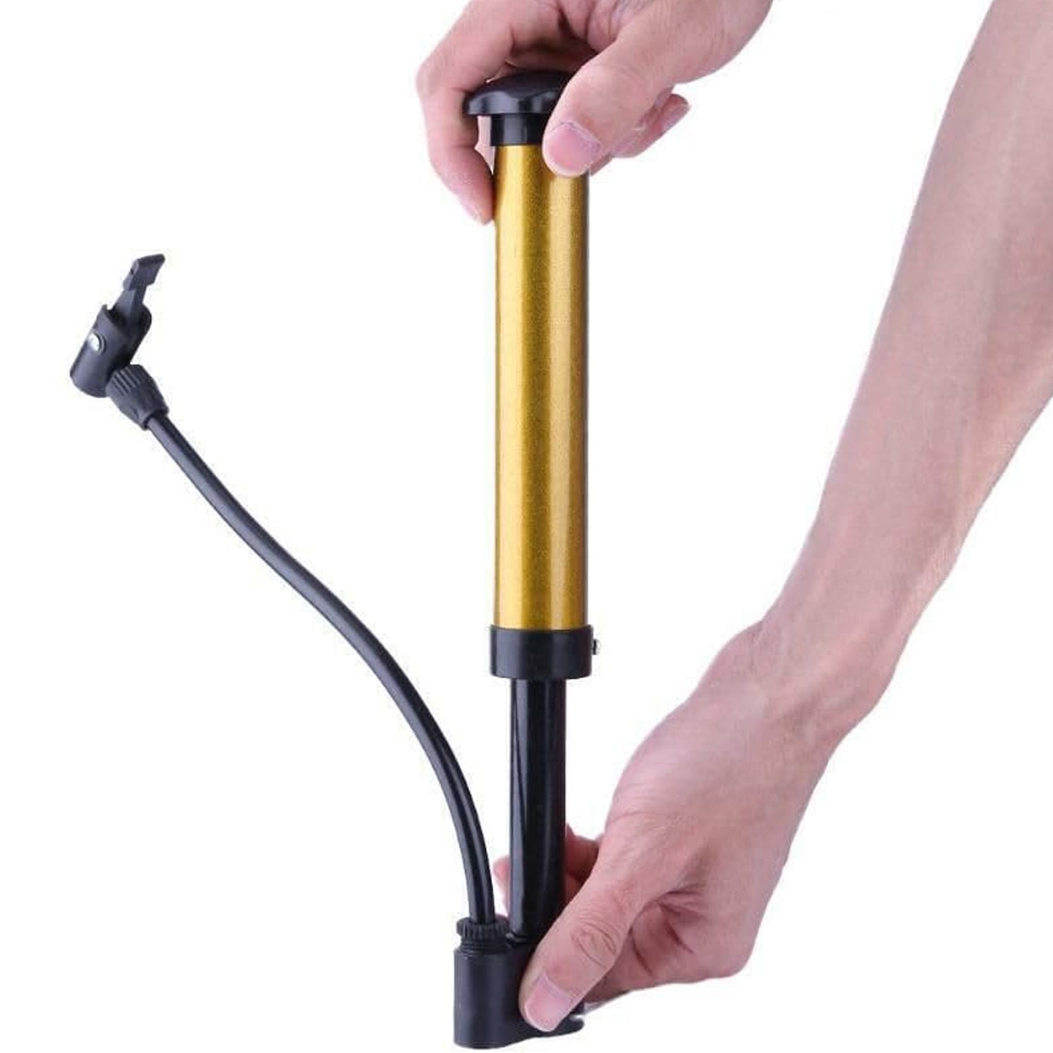 Hand Air Ball Pump – Portable Metal Inflator for Basketball, Soccer & More Your Brand