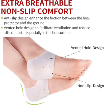 Kid Silicone Heel Protectors (1 Pair) Your Brand