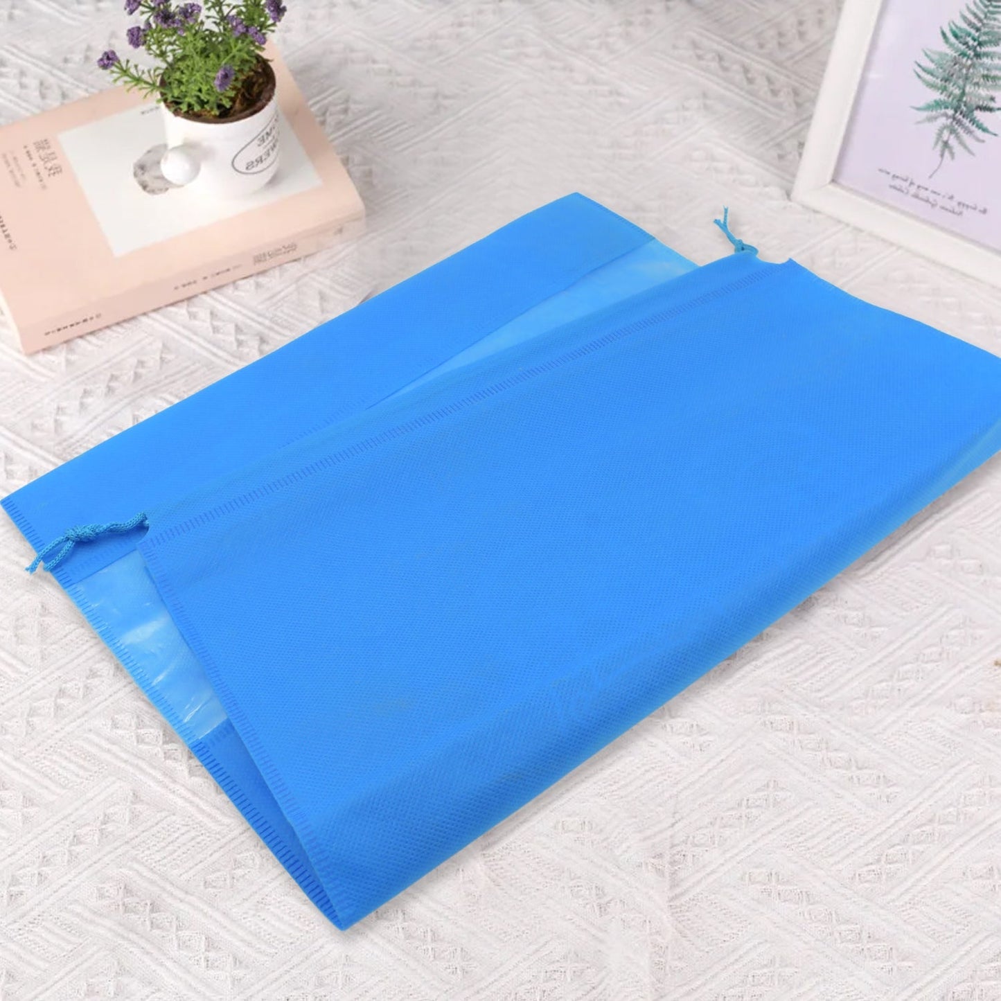 Beach Bag Shoes Storage Bag Closet Organizer Non-woven Travel Portable Bag Waterproof Pocket Clothing Classified Hanging Bag shoe bag luggage travel Portable Shoe Pouch Non Woven Transparent Window (1 Pc ) Your Brand