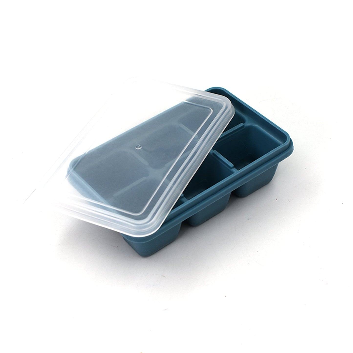 6 Grid Silicone Ice Tray Used In All Kinds Of Places Like Household Kitchens For Making Ice From Water And Various Things And All With Color Box (1 Pc) Your Brand