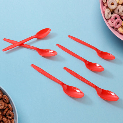 Reusable Food-Grade Plastic Spoons (10 Pc) Your Brand
