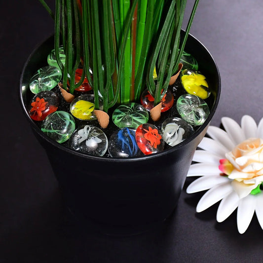 Multi-Color Decorative Stone for Garden / Lawn / Aquarium Fish Tank Gravel / Flower Pots Decoration Pebbles for Fish Bowl & All Purpose Attractive Stone Set Your Brand