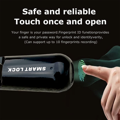 Small USB Rechargeable Smart Fingerprint Padlock for Locker Your Brand