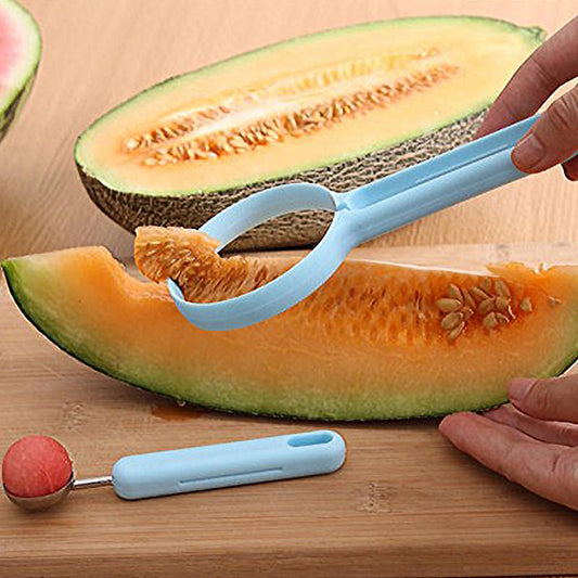 2-in-1 Fruit Peeler & Baller for Avocado & Watermelon (1 Pc, Kitchen) Your Brand