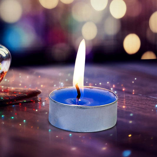 Tealight Diwali Candle – Smokeless, Long-Burning, Mix Color, Diwali (1 Pc / Mix Color) Your Brand