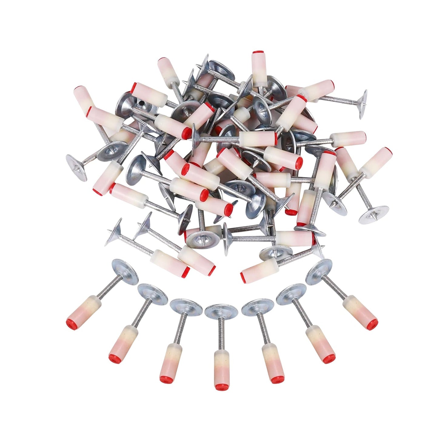 Round Nails for Mini Steel Nails For Gun (100 Pcs Set) Your Brand