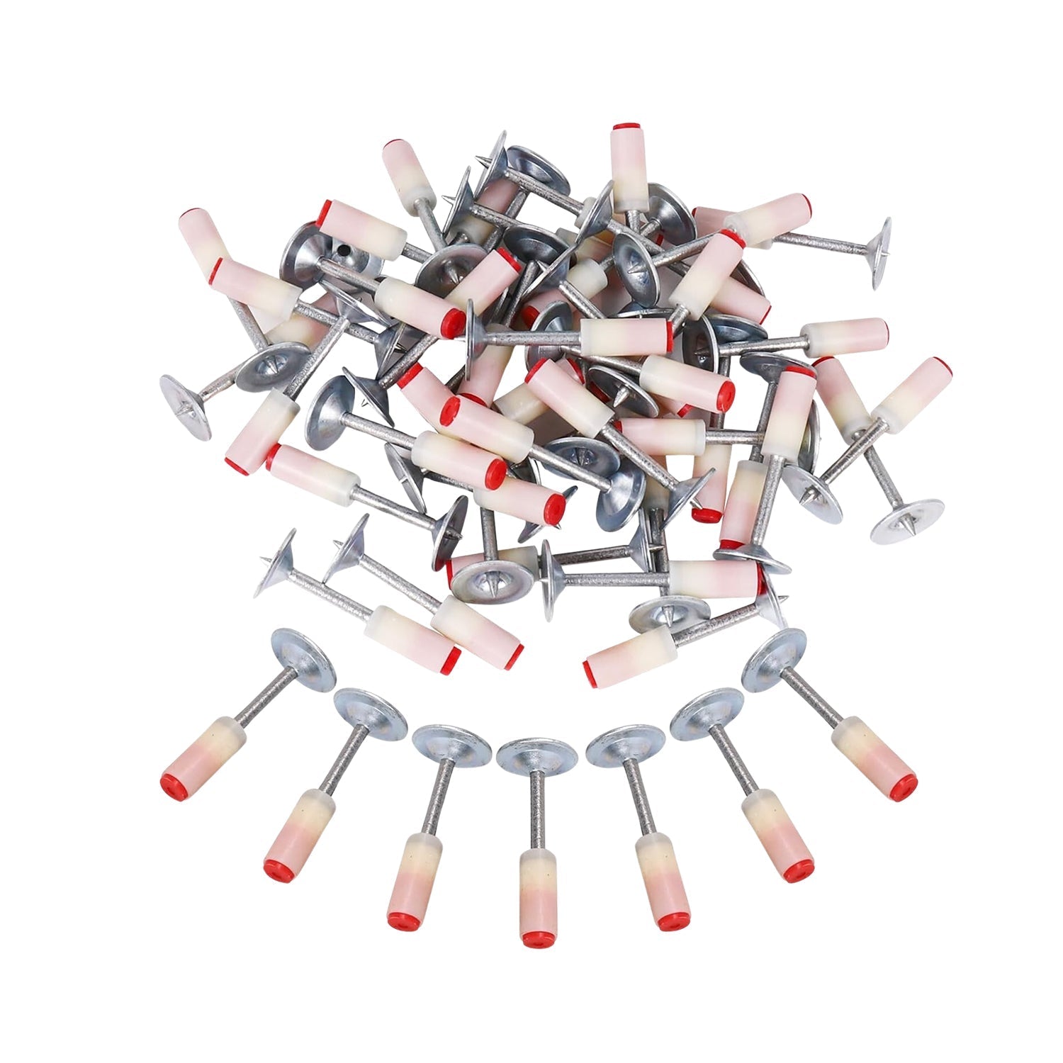 Round Nails for Mini Steel Nails For Gun (100 Pcs Set) Your Brand
