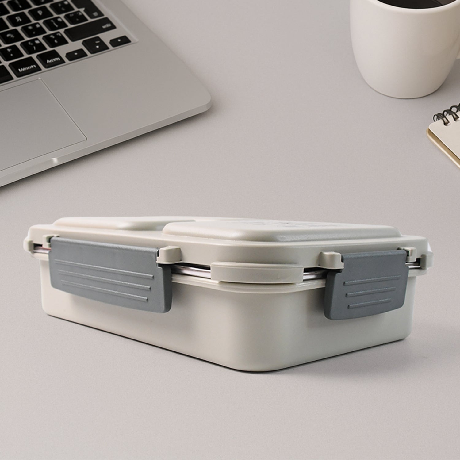 3-Compartment Stainless Steel Lunch Box (1 Pc) Your Brand