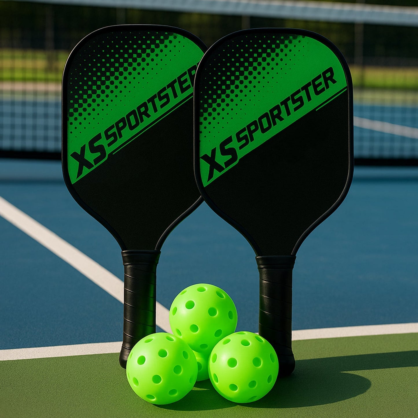 Knx Professional Outdoor Pickleball Paddle and Ball (1 Set) Your Brand