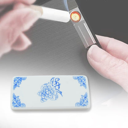 Stylish Electric USB Lighter for Men & Women, Regular Cigarettes Portable USB Rechargeable Flameless, Coil Slim Cigarette Lighter with Charging Cable, Windproof E lighter, Lighter for Smoking (1 Pc ) Your Brand
