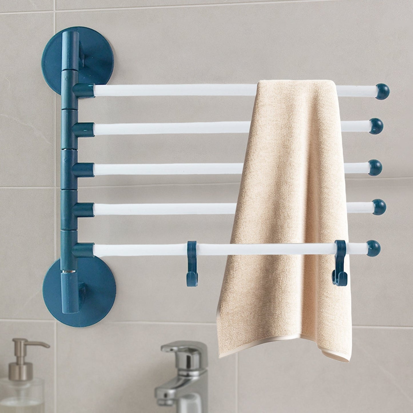 Rotating Bar Wall Mounted Swivel Towel Rack Your Brand