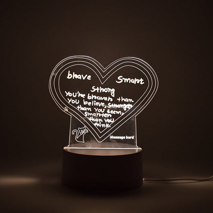 Creative Visualization Lamp 3D Acrylic Decorative Lamp With Pen Your Brand