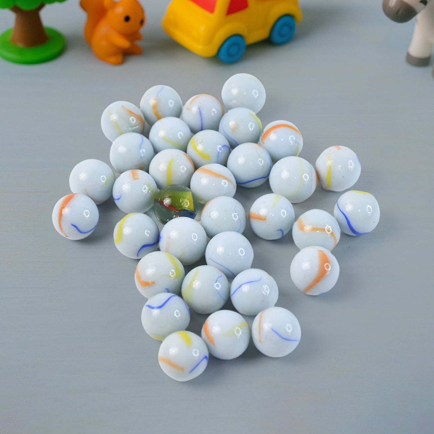 Classic Glass Marbles Pack of Approx 30 Pc Your Brand