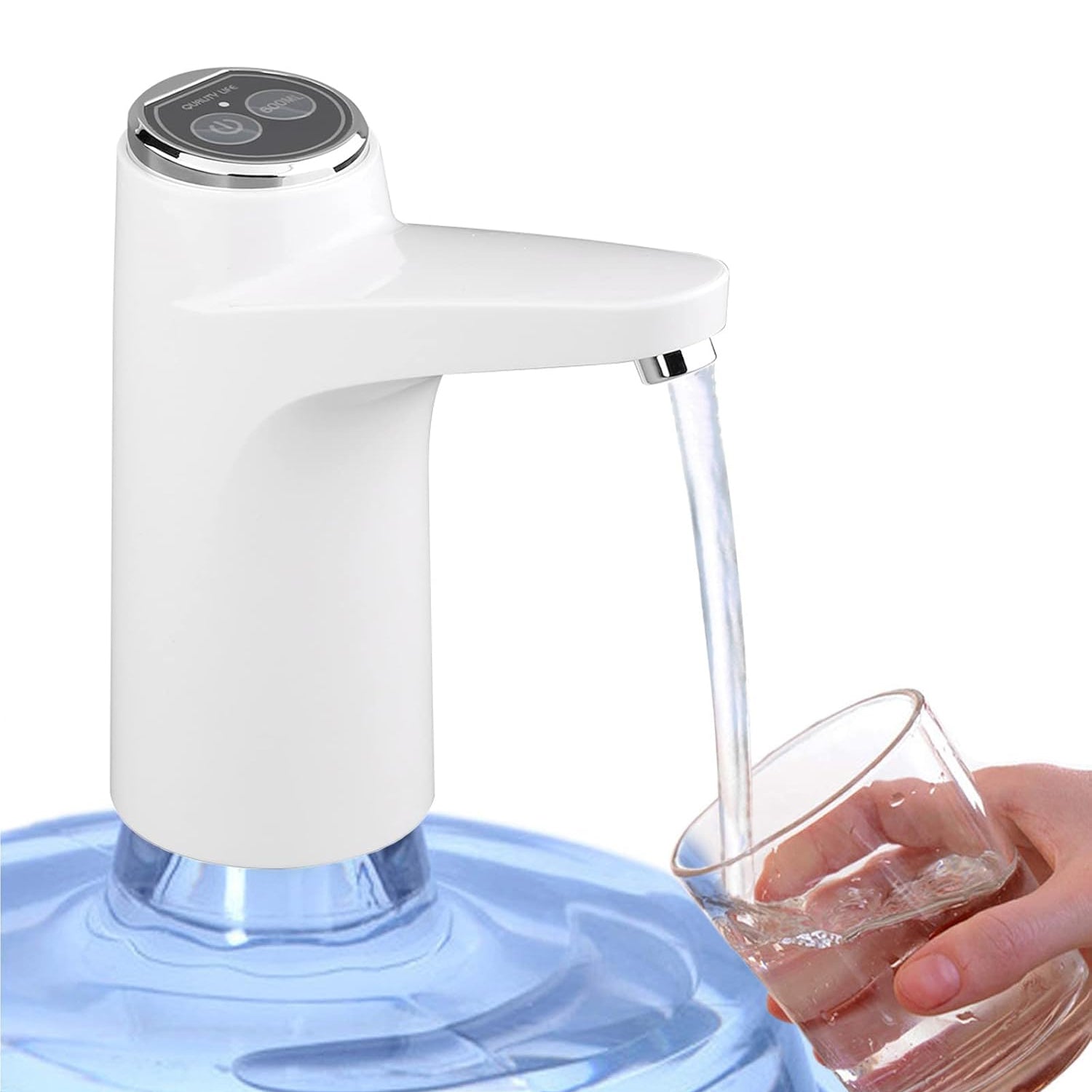 USB Electric Water Dispenser Pump, Portable Bottle Pump for Home & Travel Use Your Brand
