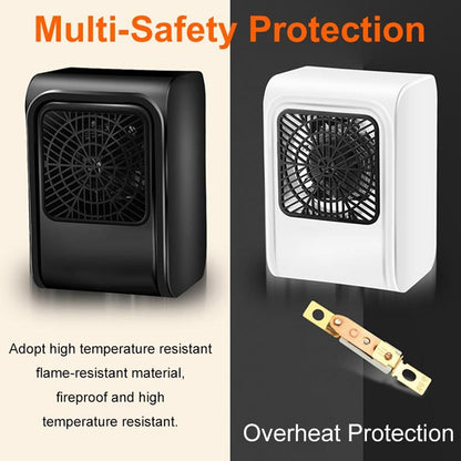 Room Heater 220V Brown Box Heater with Plug for Office & Bedroom Use Your Brand