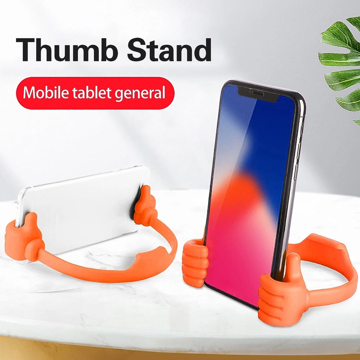 Hand Shape Mobile Stand OK Thumb phone Holder Multicolor (1 Pc) Your Brand