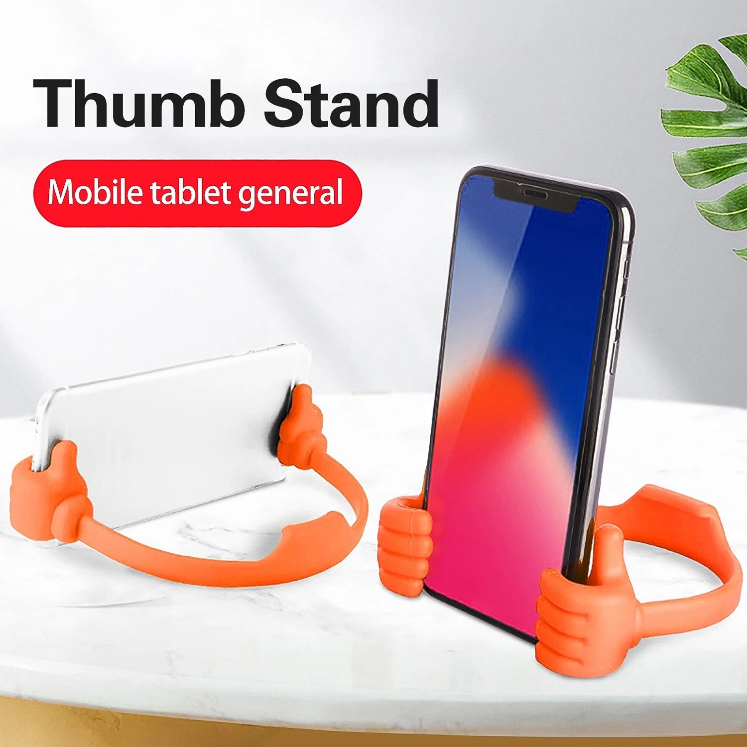 Hand Shape Mobile Stand OK Thumb phone Holder Multicolor (1 Pc) Your Brand