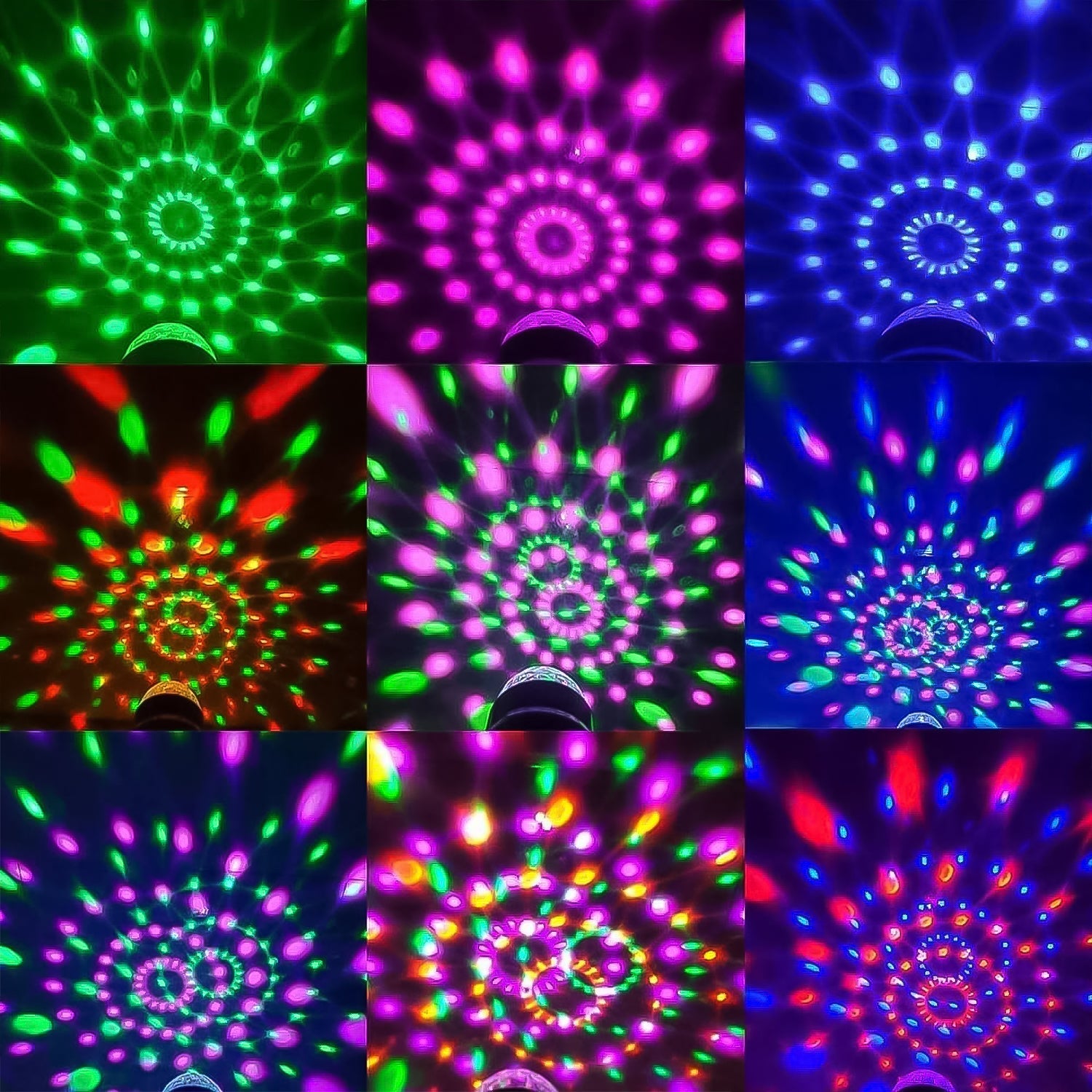Party Lights, DJ Stage Light Disco Ball Light USB Charging Party Stage Lamp Party Light for Home Bar Car Wedding Holiday Party, Party Gift Kids Birthday Your Brand