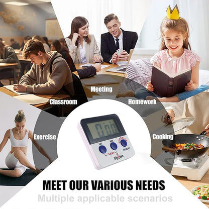 Digital Kitchen Timer with Alarm | Stop Watch Timer for Kitchen | Kitchen Timer with Magnetic Stand |Timer Clock for Study Your Brand