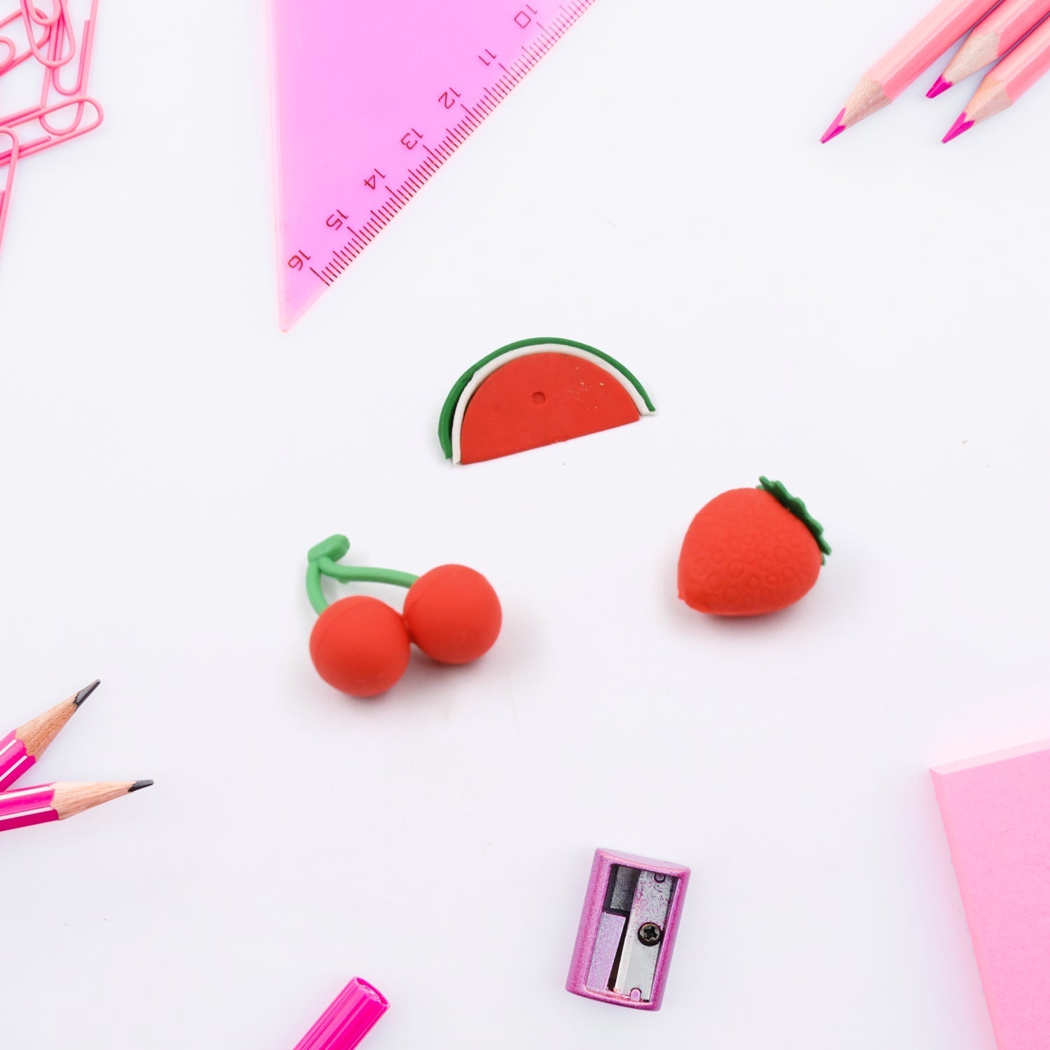 3D Mix Design Fancy & Colorful Erasers – Cute Novelty Eraser Set for Kids & School Prize (1 Set) Your Brand