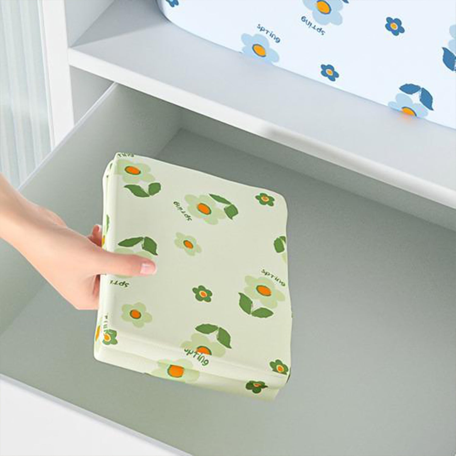 Foldable Clothes Storage Comforter Organizer Storage (140 L) Your Brand