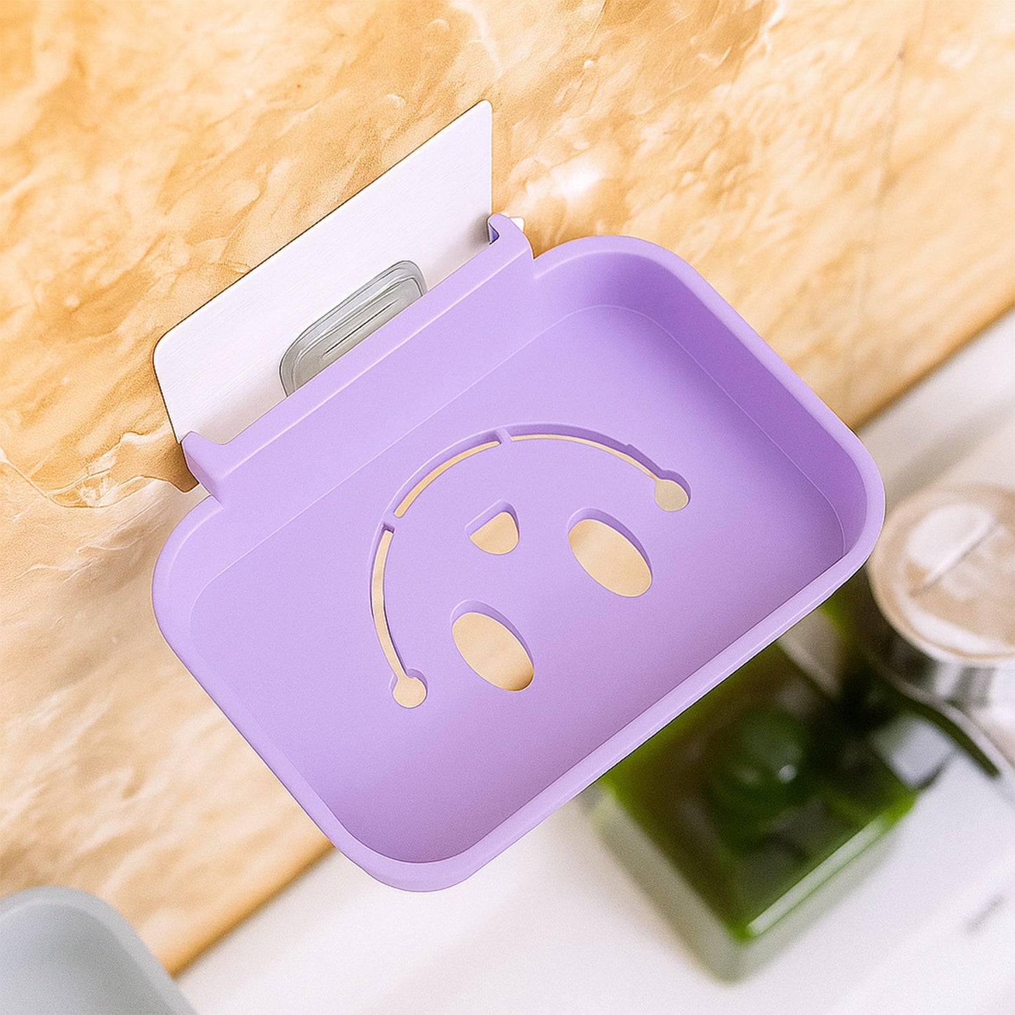 Plastic Wall Mounted Soap Dish (1 Pc) Your Brand