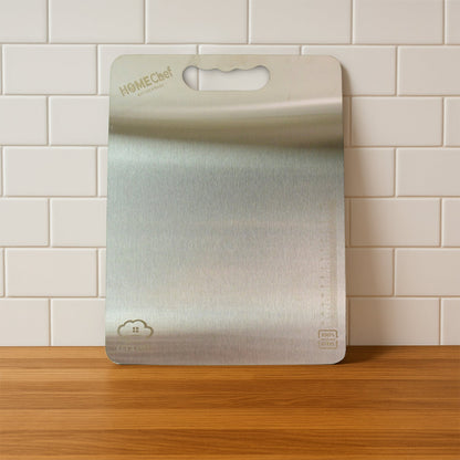 Premium Stainless Steel Cutting Board 229mm x 330mm (1 Pc) Your Brand