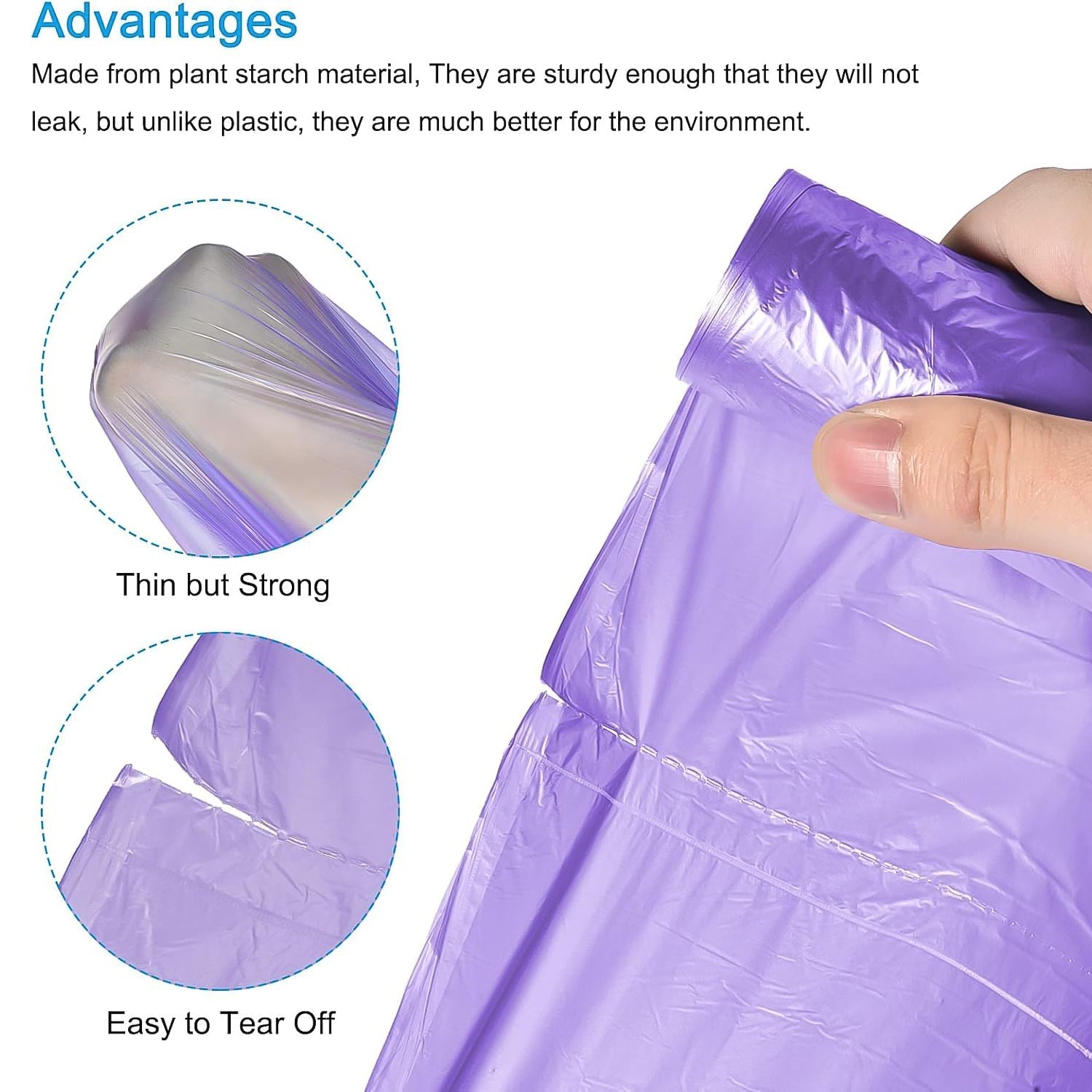 Plastic Garbage Bag Roll 46x40cm (1 Pc) Your Brand